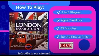 How to Play THE LONDON BOARD GAME [upl. by Wellesley]