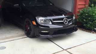 2014 MercedesBenz C63 AMG quotEdition 507quot Driving [upl. by Herrah]