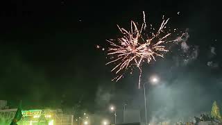 Impresionante recibimiento con fuegos artificiales para los campeones de Aldosivi en el Puerto [upl. by Ntsud]