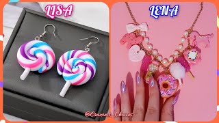 Lisa or Lena  Candy vs donuts🍩 Charm accessories necklace earnings candy lisa chooseone [upl. by Reivaj]