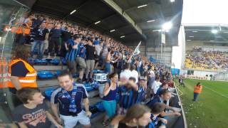 Waasland Beveren  Club Brugge North Fanatics 260714 [upl. by Mendez]