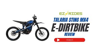 Talaria Sting R MX4 EDIRTBIKE review [upl. by Ahseiyn46]