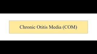 Chronic Otitis Media [upl. by Meredeth]