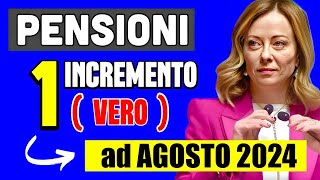 PENSIONI 👉 ECCO IL PROSSIMO quotAUMENTOquot REALE AD AGOSTO DOPO LA 14ESIMA❗️È UFFICIALE 💰 [upl. by Fasano]