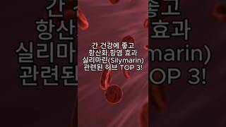 간 건강에 좋고 항산화항염 효과까지 있는 실리마린Silymarin과 관련된 허브 TOP 3 [upl. by Aidnis]