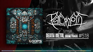 Death Metal Drum Track  Psycroptic Style  250 bpm [upl. by Denison264]