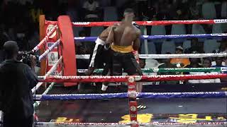 Paul Sackey stops Wisdom gyms Mandela Atulik in 2minutes 48 seconds [upl. by Oer]