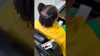 after retie Sisterlocks styling 🔥dreadlocks ashersisterlocks sisterlocks ponytails [upl. by Dee Dee]