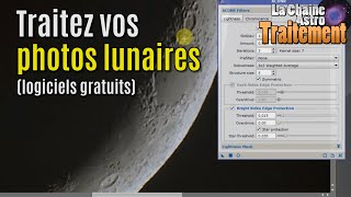 Tuto Traitement des photos Lunaires PIPP  AS3  Iris  PixInsight [upl. by Modnar]