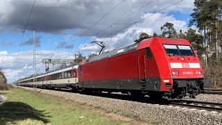 ZugverkehrTrains at GrabenNeudorf 110324 [upl. by Porta]