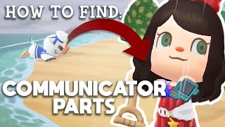 How To Find Gullivers Communicator Parts  Animal Crossing New Horizons [upl. by Yborian]