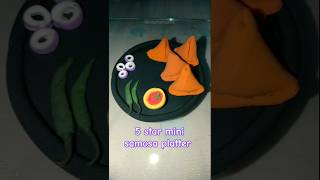 Cutest Mini Samosa 🤭😋 Miniature Clay craft Ideas easycrafts diy artandcraft clayshortfeed [upl. by Neelie404]