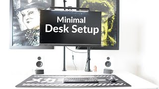 Minimal Desk Setup 30 audioengine A2 S8 Subwoofer [upl. by Atsedom365]