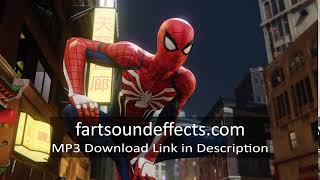 Spiderman Funny Fart Sound Effect [upl. by Leasim]