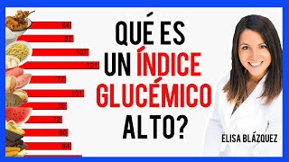 ¿Cómo calcular el ÍNDICE GLUCÉMICO 🟢 ELISA BLÁZQUEZ Nutricionista [upl. by Hoeve979]