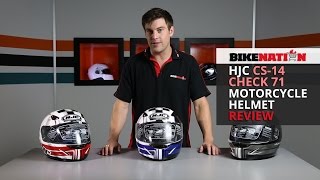 HJC  CS 14 Check 71  Motorcycle Helmet  Review [upl. by Yram]