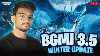 BGMI 35 WINTER DRAGON MODE IS HERE 🥶 BGMI Live Telugu bgmi bgmilivetelugu [upl. by Annairdua]