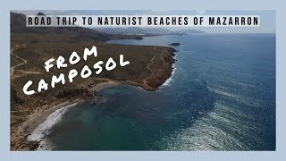 Camposol to Naturist Beaches Spain camposolspain expatinmazarron [upl. by Adlesirhc]