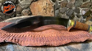 Fabricación de Cuchillo Kukri Nepales [upl. by Peggy]