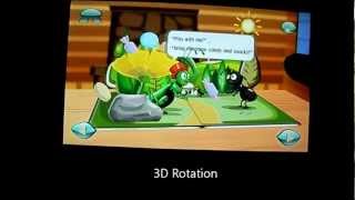 Feature  3D Popup story book App The Ant and the Grasshopper [upl. by Tempa]