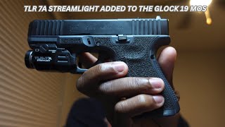 ADDING THE TLR 7A FLEX STREAMLIGHT TACTICAL LIGHT TO THE GLOCK 19  AFFORDABLE GUN ACCESSORIES [upl. by Divadleahcim27]