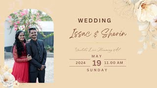 WEDDING  ISSAC amp SHERIN  19052024  JOSE DIGITAL VISION [upl. by Rori998]