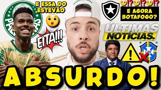 LAMENTÁVEL ISSO TORCIDA ABSURDO SOBRE ESTEVÃO PALMEIRAS COM PROBLEMAS NA PRÓXIMA RODADA VEIGA E [upl. by Haletky]