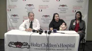 New Years Baby Kimberly Suarez Press Conference  Holtz Childrens Hospital [upl. by Morgen892]