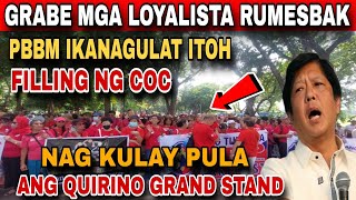 GRABE MGA LOYALISTA RUMESBAK PBBM IKANAGULAT ITOH FILLING NG COC NAG KULAY RED ANG QUIRINO GRAND [upl. by Agrippina]