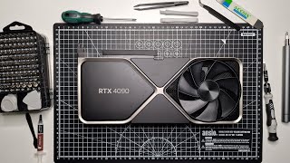 NVIDIA GeForce RTX 4090 FE Disassembly  Corsair XG7 Water Block Installation [upl. by Vigen751]