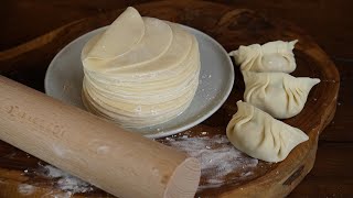 Feuilles à raviolis maison sans machine  Bonus  recette de pâtes sautées avec les chutes [upl. by Torry584]