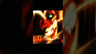 ERENS ATTACK TITAN GOES BERSERK🤜🔥 attackontitanedit eren anime animeedit youtubeshorts fyp [upl. by Gerek344]