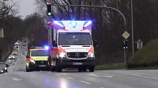 Rettungsdienst Gadebusch auf Einsatzfahrt in der Landeshauptstadt [upl. by Ondrej]