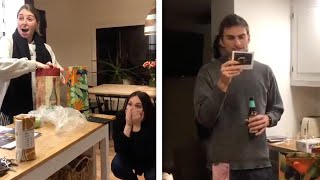 Friends Shocked At TRIPLETS Pregnancy Reveal Surprising Baby News [upl. by Eedya130]