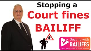 Stopping A Court Fines Bailiffs [upl. by Moseley]