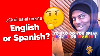 Explicación del meme English or Spanish [upl. by Zechariah123]