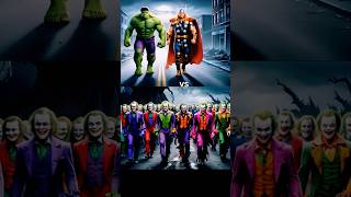 Hulk and Thor vs ghost and jokers vs ironman [upl. by Hooke942]