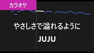 やさしさで溢れるように  JUJU カラオケ【練習用・歌詞付き・フル】 [upl. by Assener]