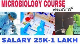 microbiology course full details in telugu  microbiologist salary jobs coursesfees colleges [upl. by Krysta849]