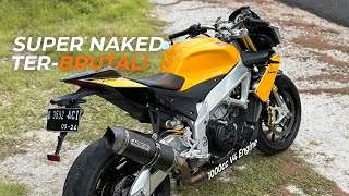 Gas Dikit Jengat MOTOR NAKED GILA 😱 Nyobain Aprilia Tuono V4 1000 [upl. by Nomal819]