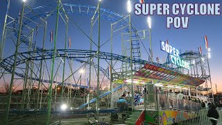 Super Cyclone POVs Front amp Back Row Dreamland Amusements Interpark Zyklon Coaster  NonCopyright [upl. by Dorraj]