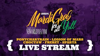 NOLAcom Parade Cam Pontchartrain Legion of Mars Choctaw Freret Sparta [upl. by Terzas]