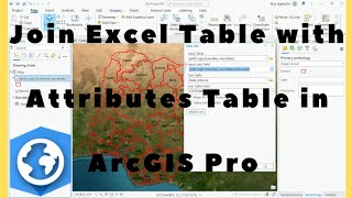 Join Excel Table to Attribute Table in ArcGIS Pro [upl. by Anaehr147]