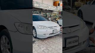 Honda civic 2005 body kits install 💯👈 youtubeshorts viralshorts carlover cars [upl. by Sisak]