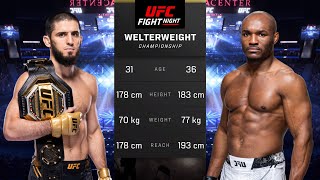 Islam Makhachev vs Kamaru Usman Full Fight  UFC 5 Fight Night [upl. by Mendel]