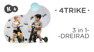 4TRIKE 3 in 1Dreirad von Kinderkraft  Laufrad  Dreirad  Rutscher [upl. by Croteau]