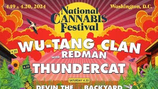 WuTang Clan  National Cannabis Festival 420 [upl. by Moshell]