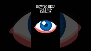 How to help swollen eyelids  eye infections health shorts [upl. by Abbate64]