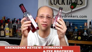 Grenadine Tasting Review Stirrings amp Fee Brothers American Beauty [upl. by Torp]