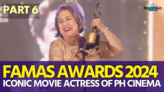 FAMAS Awards 2024  Iconic Movie Actress of Philippines Cinema winners [upl. by Mcdonald]